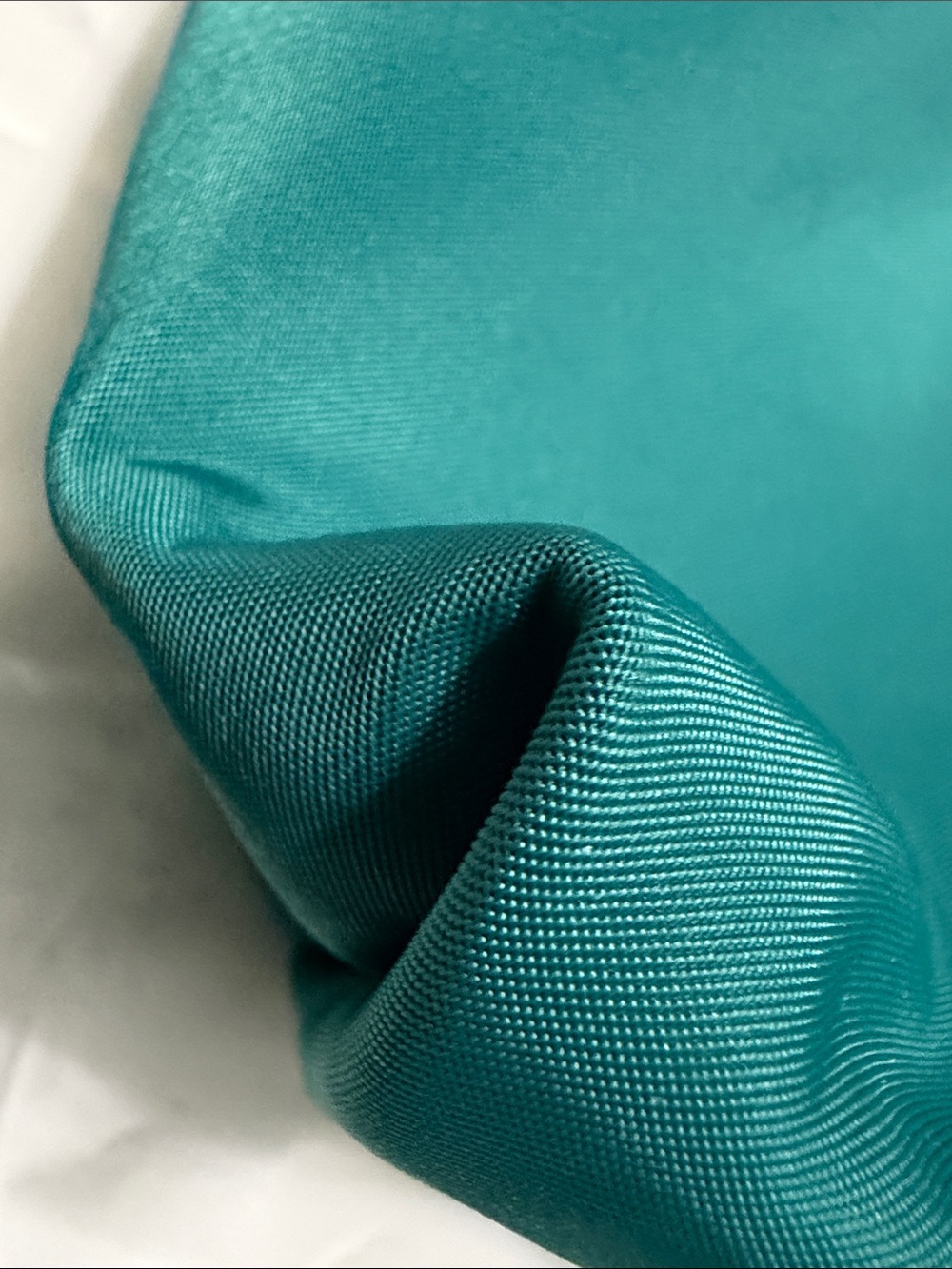 Henri Bendel New York Teal Jetsetter Hand Bag/Satchel/Backpack Purple Lining - Picture 10 of 11